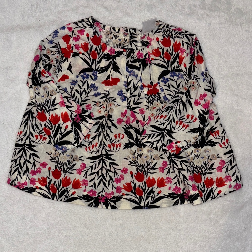 old navy Floral Long Sleeve Kids Tee